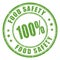 Food safety rubber stamp