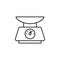 food scale, kitchen weighing icon. Element of kitchen utensils icon for mobile concept and web apps. Detailed food scale, kitchen