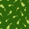 Food seamless fruit pattern with random pear ornament. Green colored artwork print
