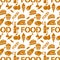 Food seamless pattern