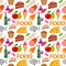 Food seamless pattern