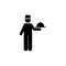 Food, services, hotel, waiter icon. Element of hotel pictogram icon. Premium quality graphic design icon. Signs and symbols