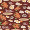 Food snack prawn seamless pattern