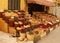 Food and spices for sale in a small shop