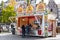 Food stall selling traditional Dutch snacks in Amsterdam, NL