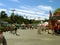 Food Stalls Towards The Palms Stage, Los Angeles County Fair, Fairplex, Pomona, California