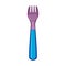 food toddler fork cartoon vector illustration