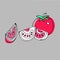 Food tomato vegetarian red vegetable vector freshness