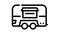 food truck black icon animation