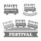 Food Truck Emblems, icons eps10
