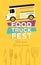 Food truck party invitation. Food menu template design. Food fly