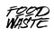Food Waste stamp typographic stamp
