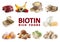 Foods rich in Biotin vitamin B7
