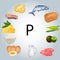 foods rich in phosphorus