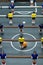 Foosball game vertical format