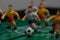 Foosball player table soccer toy game