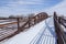 Foot and bike trail bridge