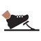 Foot in the Boot Presses Gas or Brake Pedal icon