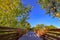 Foot bridge over the Boise River, Idaho