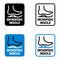 Foot correction and arch support `orthopedic insole` information sign