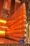 Foot detail of reclining Buddha-statue