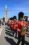 Foot Guards Marching with Reed Instruments