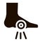 Foot Heel Pain Orthopedic Element glyph icon