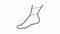 Foot injury icon animation