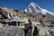 Foot of Kala Patthar mountain (5164 m ), Nepal, Everest region