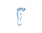 Foot logo vector template