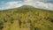 The foot of the Mayon Volcano with flowing mountain rivers near Legazpi city in Philippines. Aerial view Mayon Volcano