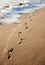 Foot Prints in the Sand