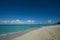 Foot prints in the sand on Bimini beach