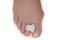 Foot silicone toe separator