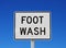 Foot Wash Sign