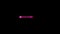 Footage. 2D animation. A pink and white shimmering neon arrow with a ponytail on a transparent background