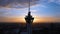 Footage of Alor Setar tower during sunrise. The Alor Setar Tower is 166 m tall and is the main telecommunications tower in the