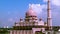 Footage of Beautiful At Putra Mosque, Putrajaya With Zoom Out Effect
