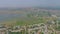 Footage from the drone. The lake of Sakskoe in Saki, Crimea. Aerial view