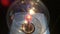 Footage Full HD Red Energy Plasma Ball lamp Nucleus Loop Alpha lighting Matte.Video Beautiful Abstract dark backdrop Disco backgro