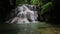 Footage tourist attractions Huai Mae Kamin waterfall,