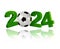 Football 2024 Design on White Background