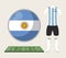 Football argentina sport wear