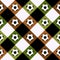 Football Ball Green Brown Chess Board Diamond Background