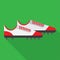 Football boot flat icon