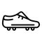 Football boot icon, outline style