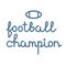 Football Champion Decoration