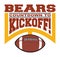 Football Countdown to Kickoff - Bears