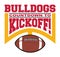 Football Countdown to Kickoff - Bulldogs