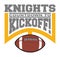 Football Countdown to Kickoff - Knights